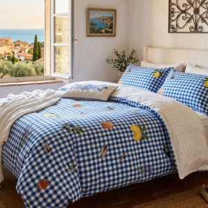 Housse de Couette Vichy « Belle Saison »