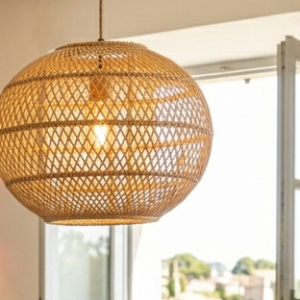 Suspension en Rotin « Calypso »