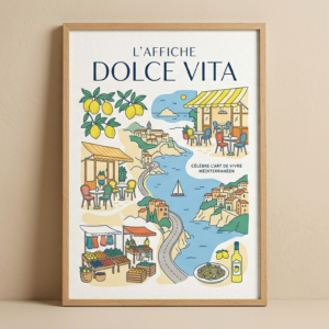 Affiche du Sud « Dolce Vita »