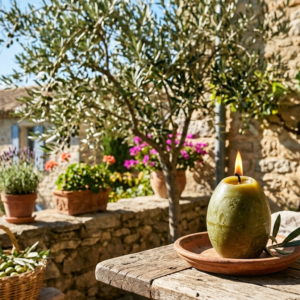 Bougie Olive « Olivetta »